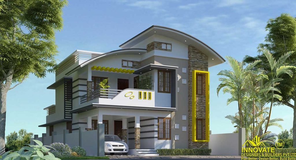Featured image of post Front Curved House Design - Browse » home » thrissur home design » house, curved roof style.